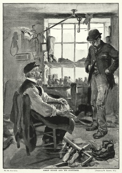 Simon Stitch e il suo cliente da William after Rainey